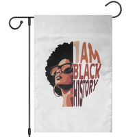 I Am Black History Garden Flag African American Pride - Wonder Print Shop