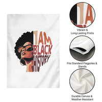 I Am Black History Garden Flag African American Pride - Wonder Print Shop