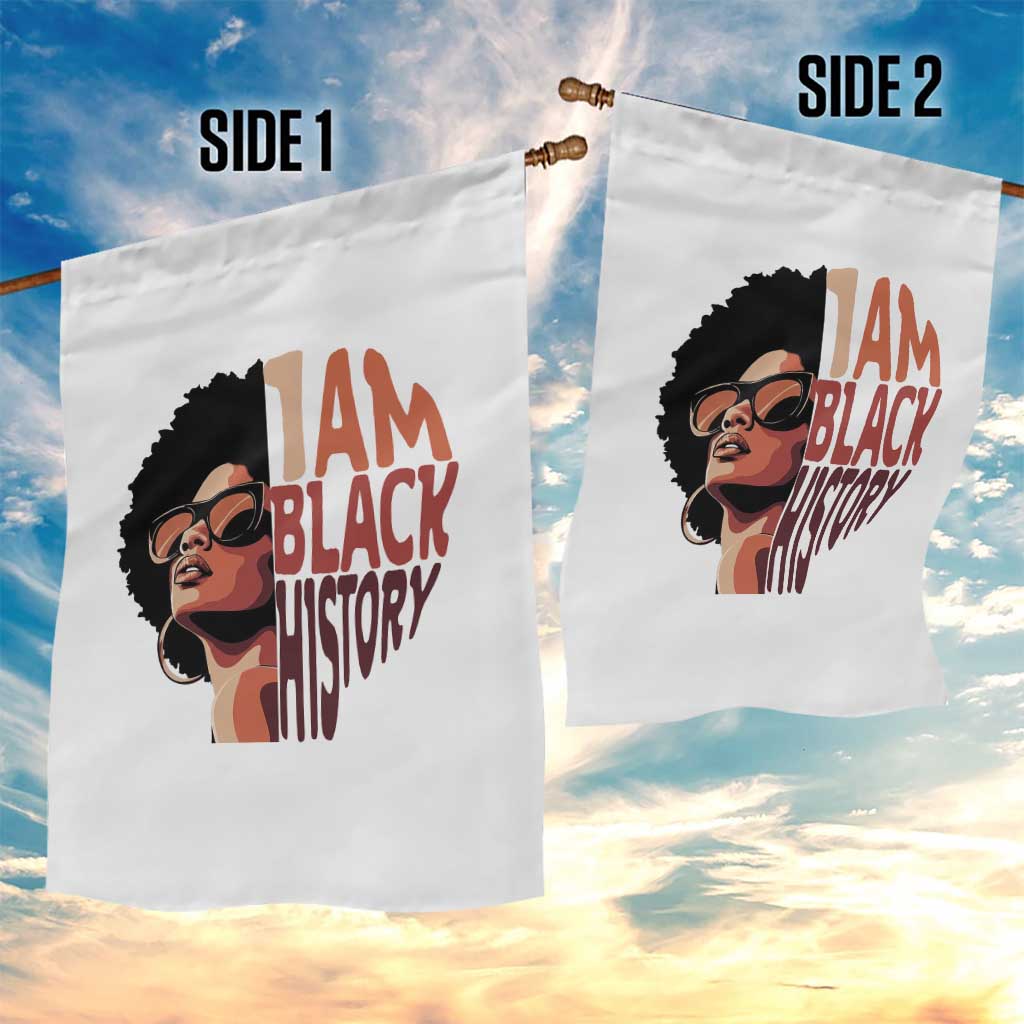 I Am Black History Garden Flag African American Pride - Wonder Print Shop