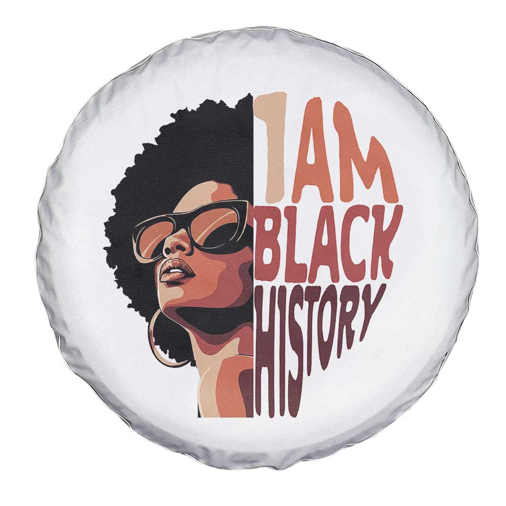 I Am Black History Spare Tire Cover African American Pride - Wonder Print Shop