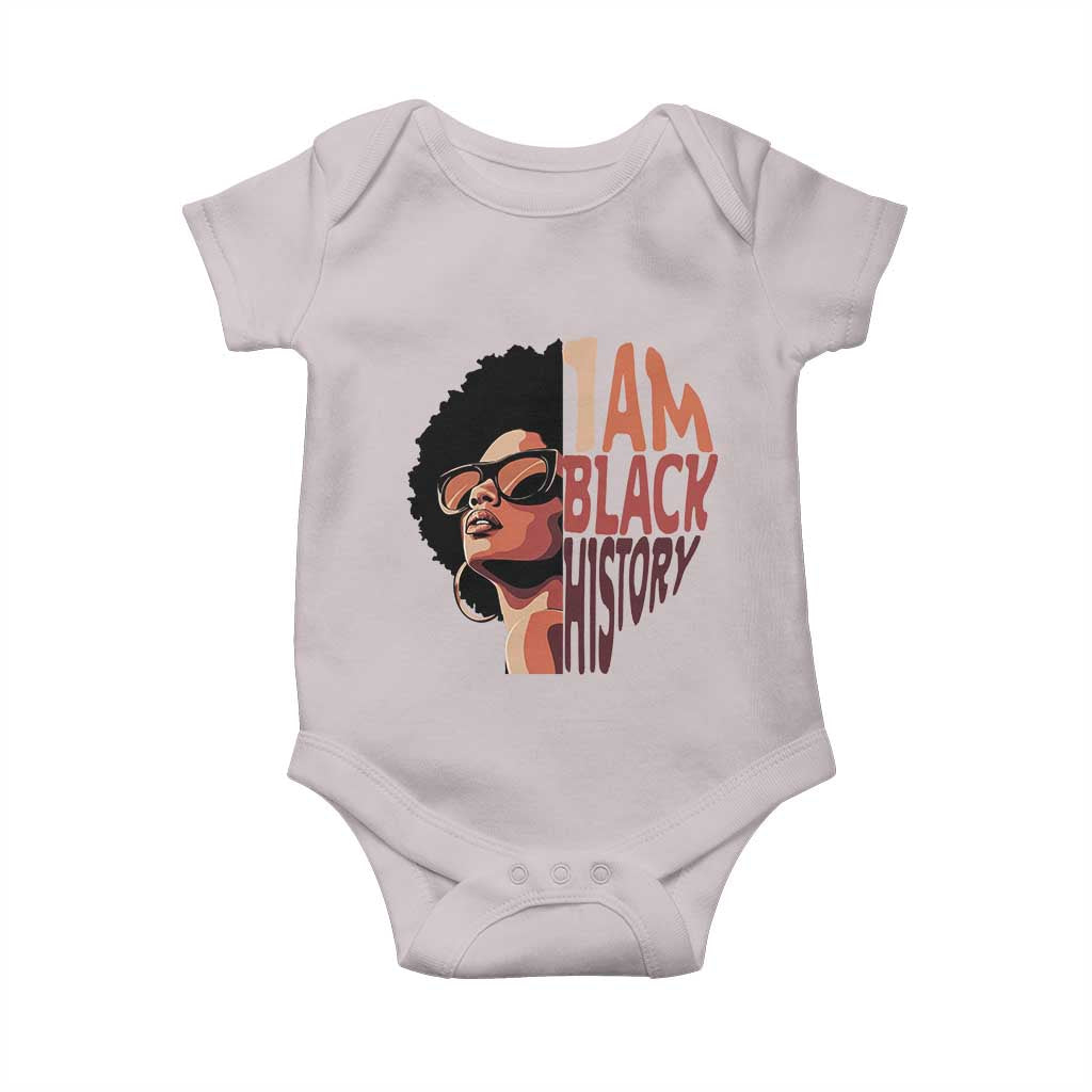 I Am Black History Baby Onesie African American Pride - Wonder Print Shop