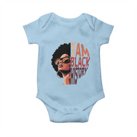 I Am Black History Baby Onesie African American Pride - Wonder Print Shop