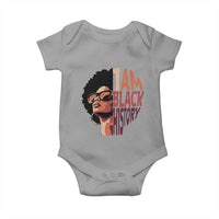 I Am Black History Baby Onesie African American Pride - Wonder Print Shop