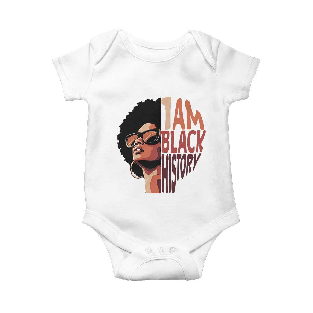 I Am Black History Baby Onesie African American Pride - Wonder Print Shop