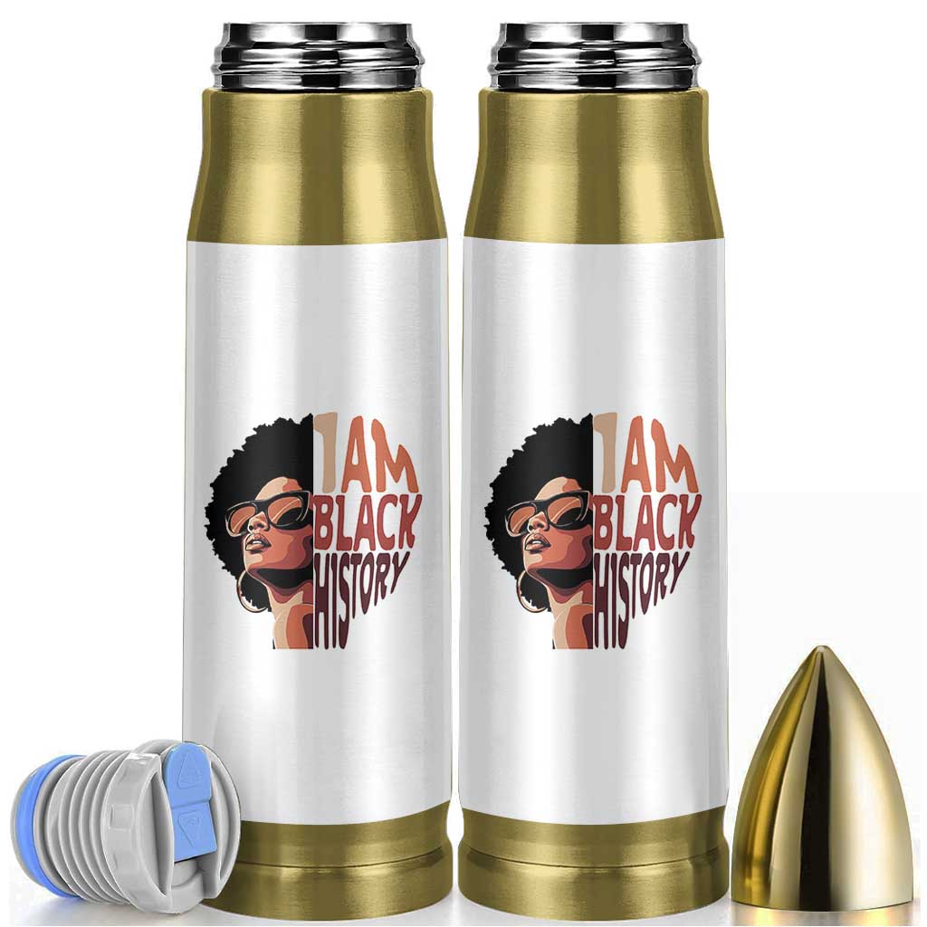 I Am Black History Bullet Tumbler African American Pride - Wonder Print Shop
