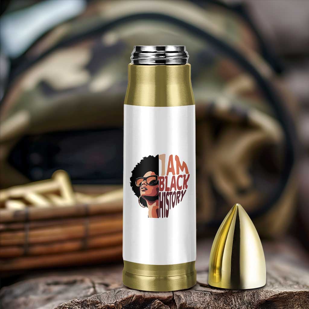 I Am Black History Bullet Tumbler African American Pride - Wonder Print Shop