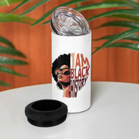 I Am Black History 4 in 1 Can Cooler Tumbler African American Pride - Wonder Print Shop