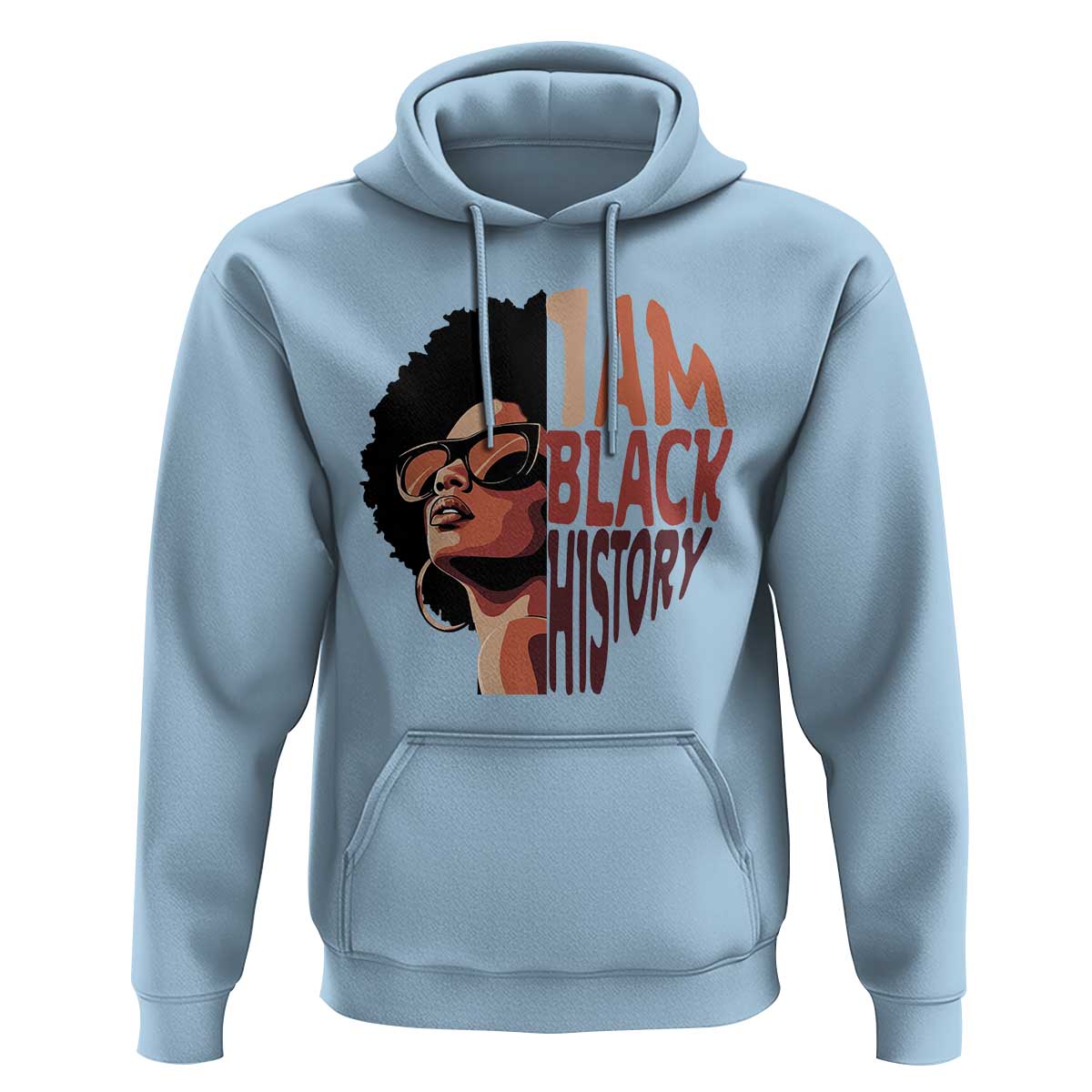 I Am Black History Hoodie African American Pride - Wonder Print Shop