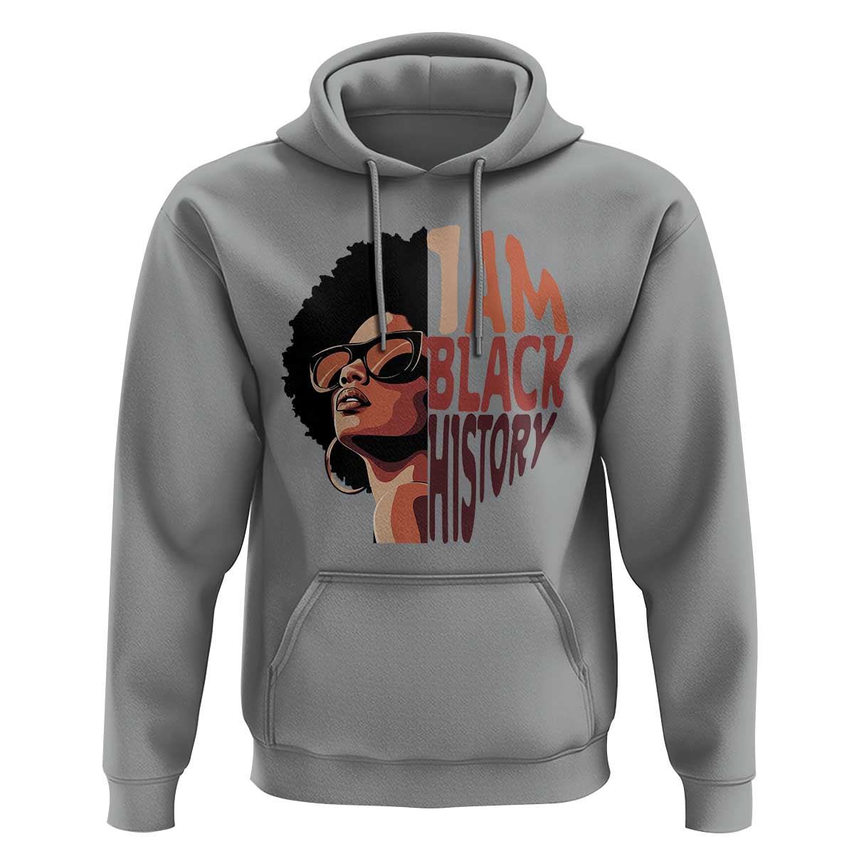I Am Black History Hoodie African American Pride - Wonder Print Shop