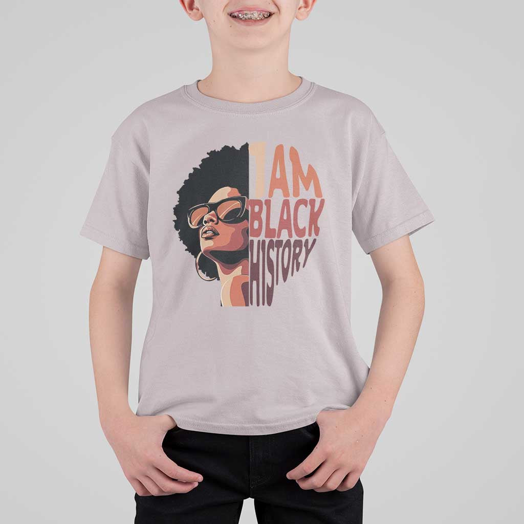 I Am Black History T Shirt For Kid African American Pride - Wonder Print Shop