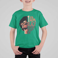 I Am Black History T Shirt For Kid African American Pride - Wonder Print Shop