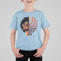 I Am Black History T Shirt For Kid African American Pride - Wonder Print Shop