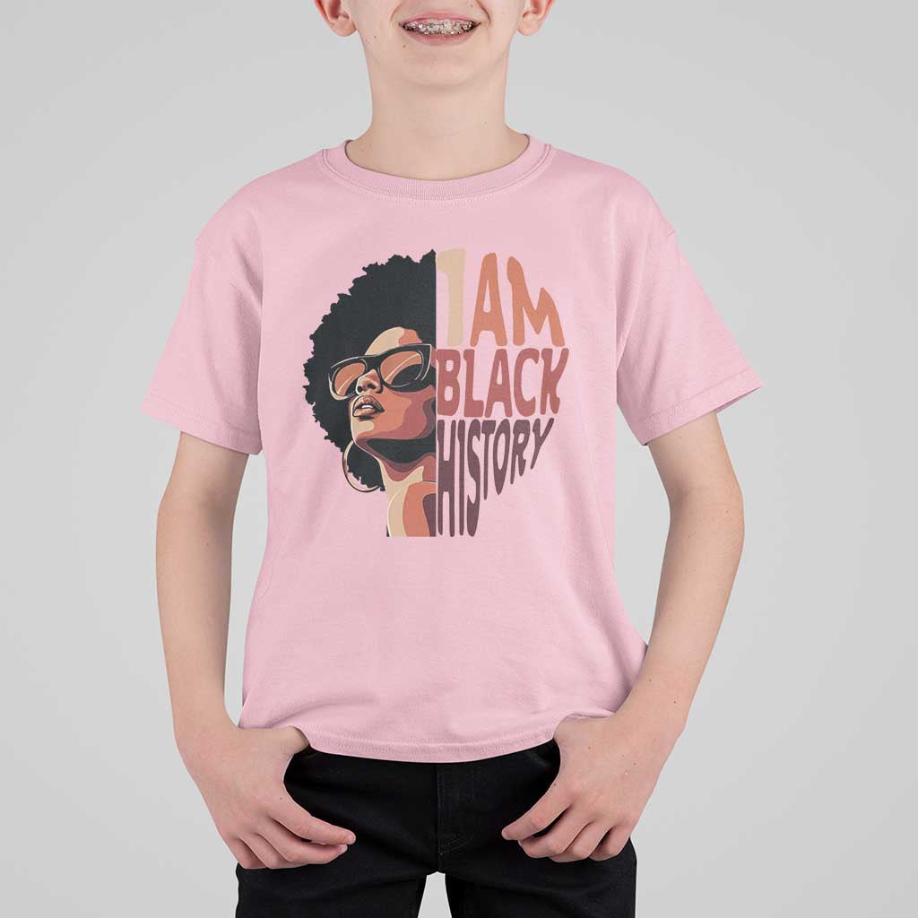 I Am Black History T Shirt For Kid African American Pride - Wonder Print Shop