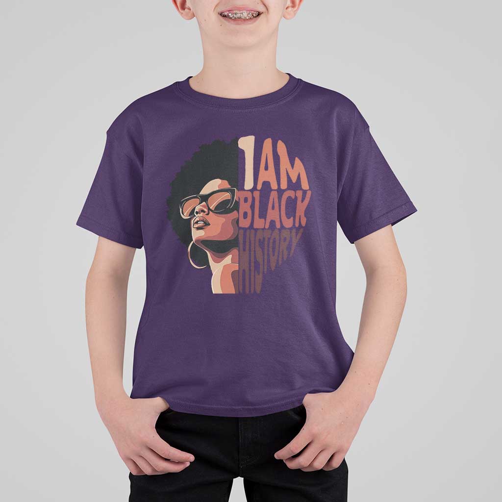 I Am Black History T Shirt For Kid African American Pride - Wonder Print Shop