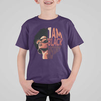 I Am Black History T Shirt For Kid African American Pride - Wonder Print Shop