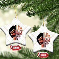 I Am Black History Ceramic Ornament African American Pride - Wonder Print Shop