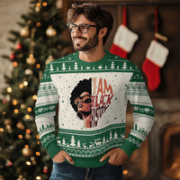 I Am Black History Ugly Christmas Sweater African American Pride - Wonder Print Shop