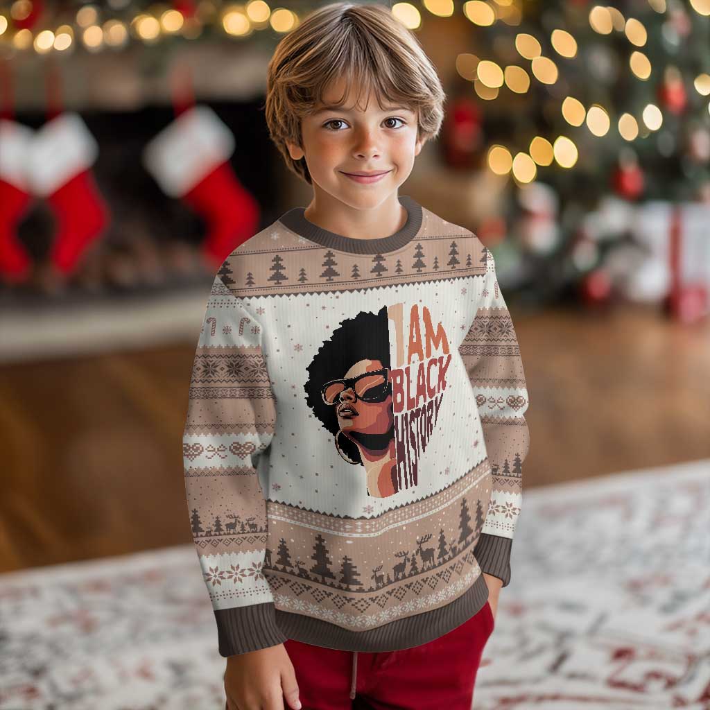 I Am Black History Ugly Christmas Sweater African American Pride - Wonder Print Shop