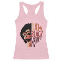 I Am Black History Racerback Tank Top African American Pride - Wonder Print Shop