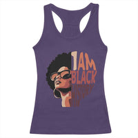 I Am Black History Racerback Tank Top African American Pride - Wonder Print Shop