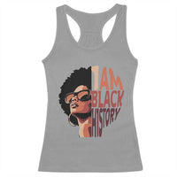 I Am Black History Racerback Tank Top African American Pride - Wonder Print Shop