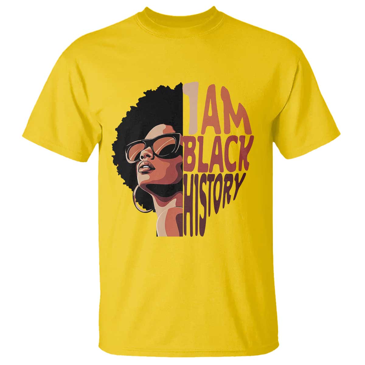 I Am Black History T Shirt African American Pride - Wonder Print Shop