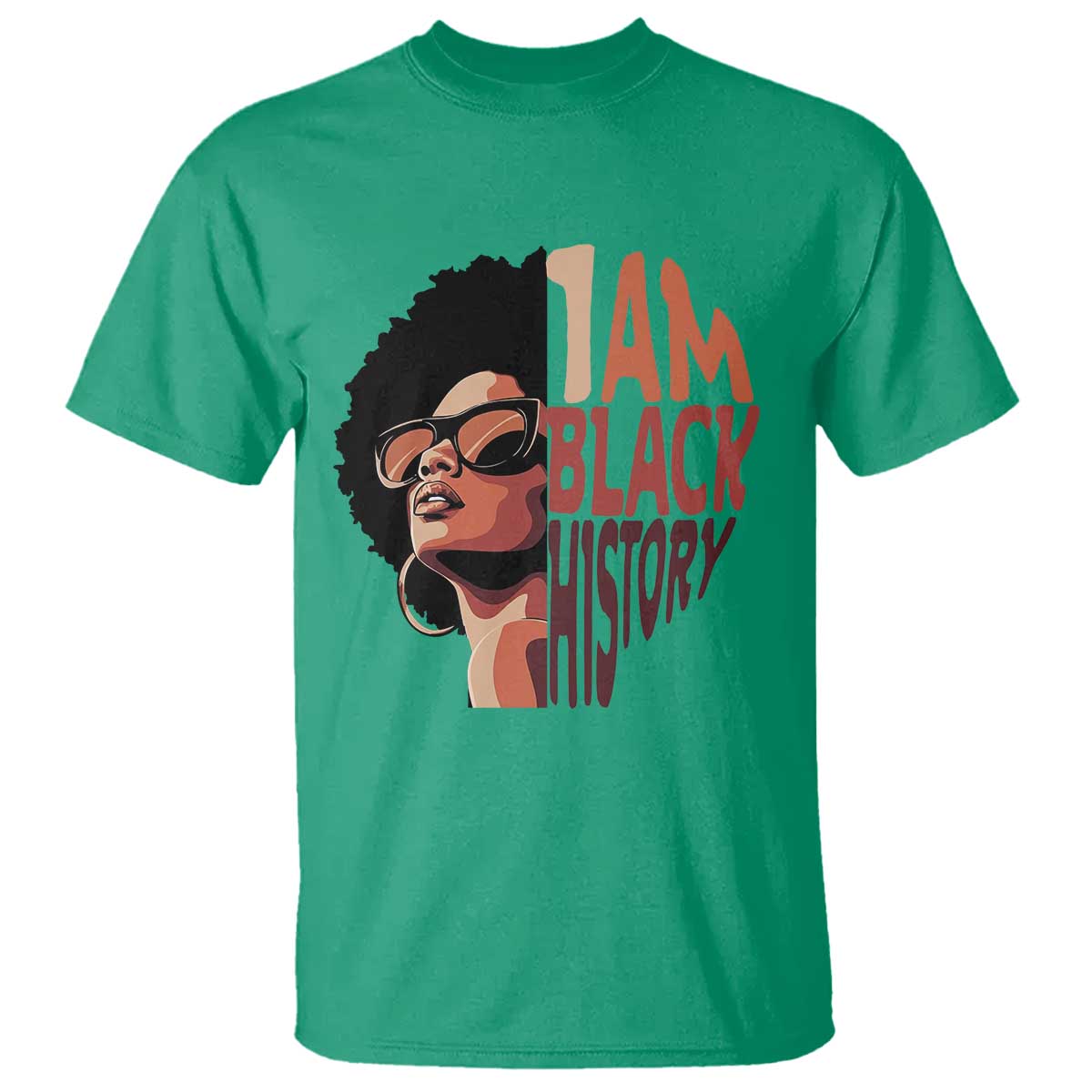 I Am Black History T Shirt African American Pride - Wonder Print Shop