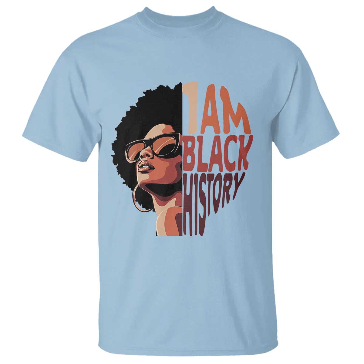 I Am Black History T Shirt African American Pride - Wonder Print Shop