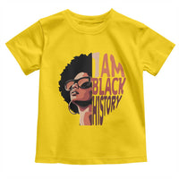 I Am Black History Toddler T Shirt African American Pride - Wonder Print Shop