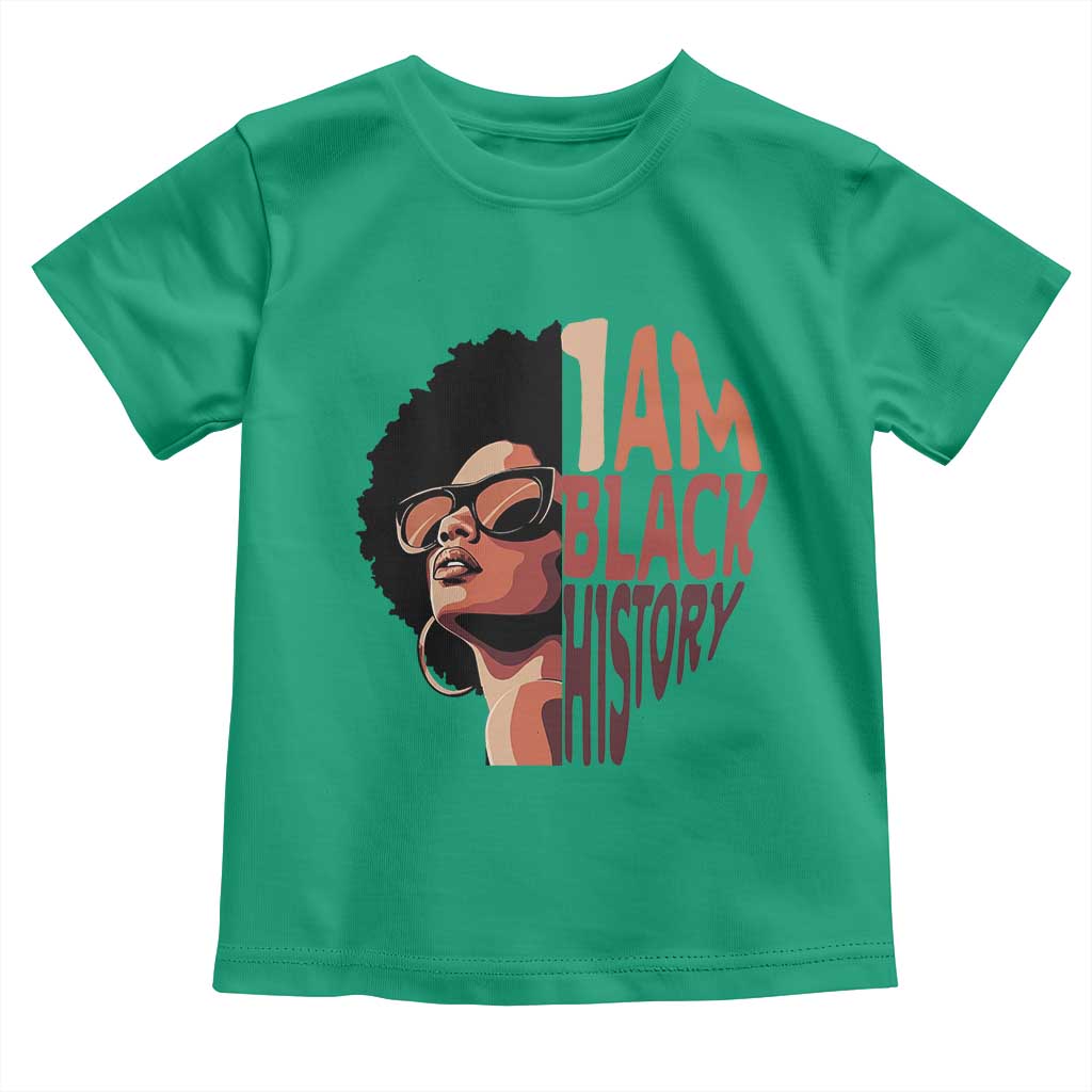 I Am Black History Toddler T Shirt African American Pride - Wonder Print Shop