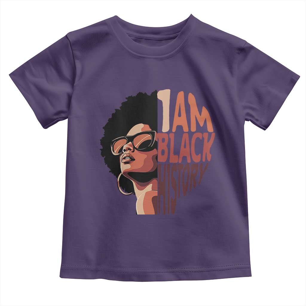 I Am Black History Toddler T Shirt African American Pride - Wonder Print Shop