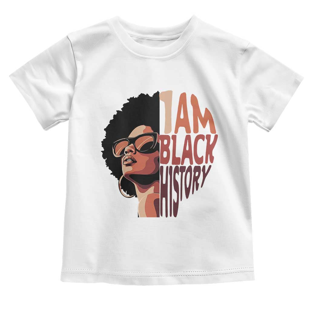 I Am Black History Toddler T Shirt African American Pride - Wonder Print Shop