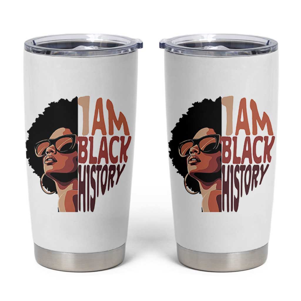 I Am Black History Tumbler Cup African American Pride - Wonder Print Shop