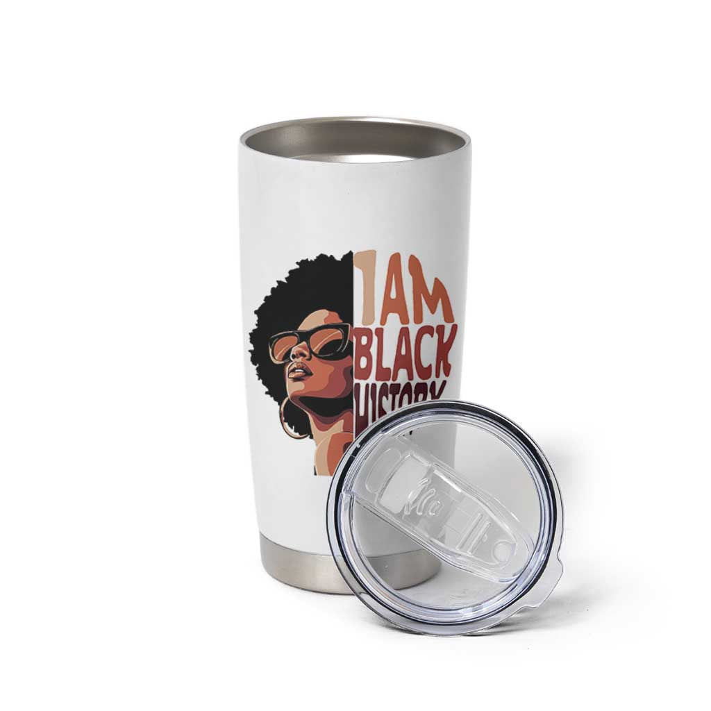 I Am Black History Tumbler Cup African American Pride - Wonder Print Shop