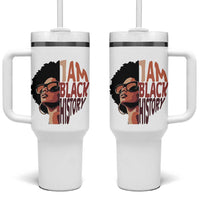 I Am Black History Tumbler With Handle African American Pride - Wonder Print Shop