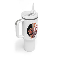 I Am Black History Tumbler With Handle African American Pride - Wonder Print Shop