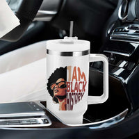 I Am Black History Tumbler With Handle African American Pride - Wonder Print Shop