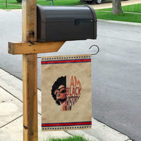 I Am Black History Garden Flag African American Pride