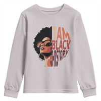 I Am Black History Youth Sweatshirt African American Pride - Wonder Print Shop