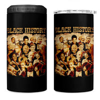 Black History Month 4 in 1 Can Cooler Tumbler African American Pride - Wonder Print Shop