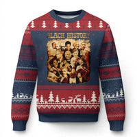 Black History Month Ugly Christmas Sweater African American Pride - Wonder Print Shop