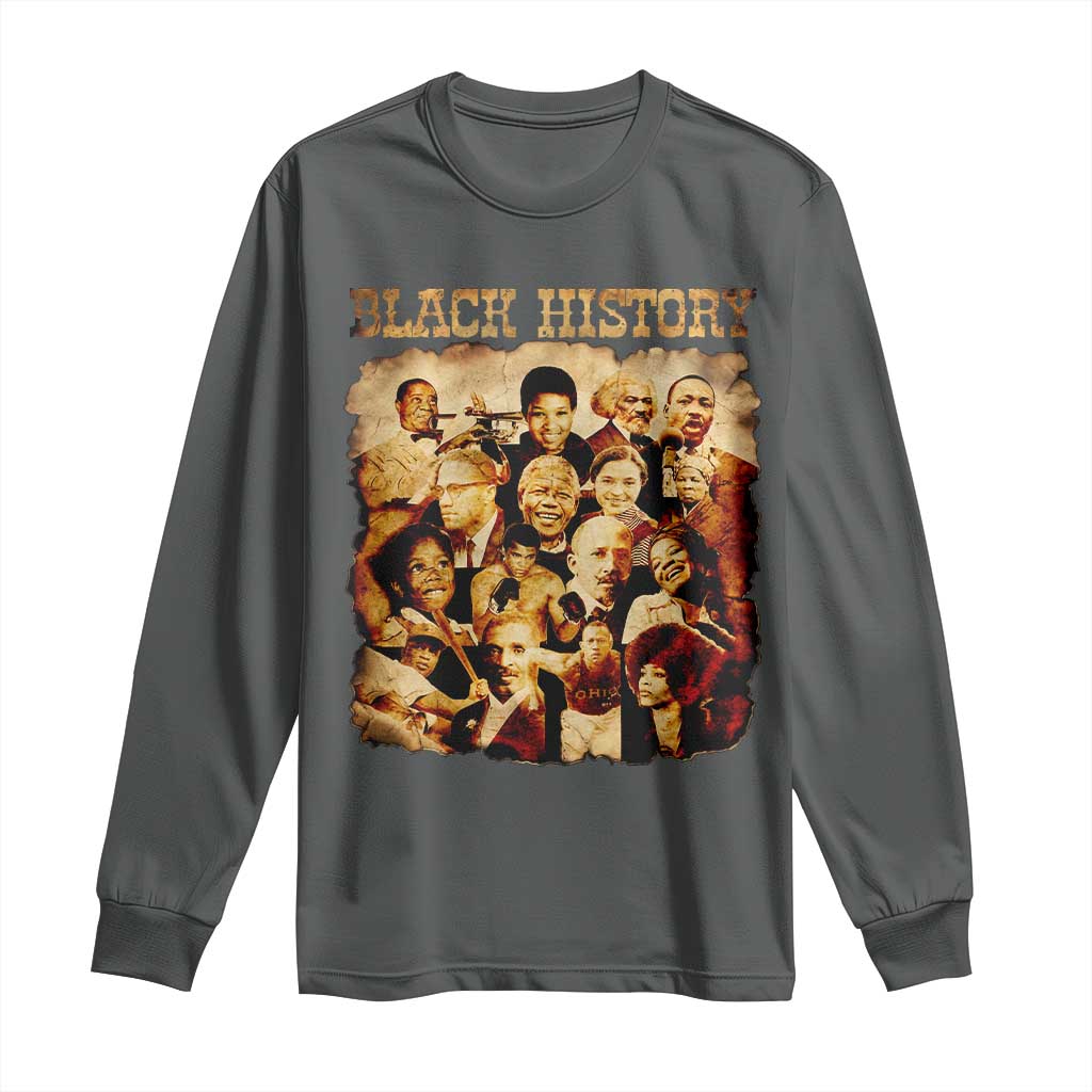 Black History Month Long Sleeve Shirt African American Pride - Wonder Print Shop