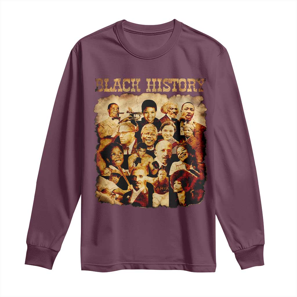Black History Month Long Sleeve Shirt African American Pride - Wonder Print Shop