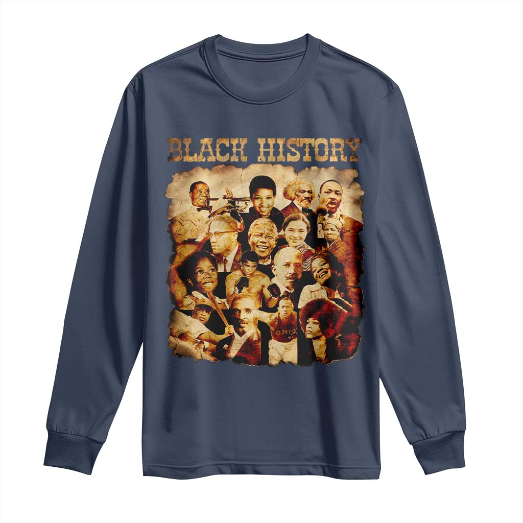 Black History Month Long Sleeve Shirt African American Pride - Wonder Print Shop