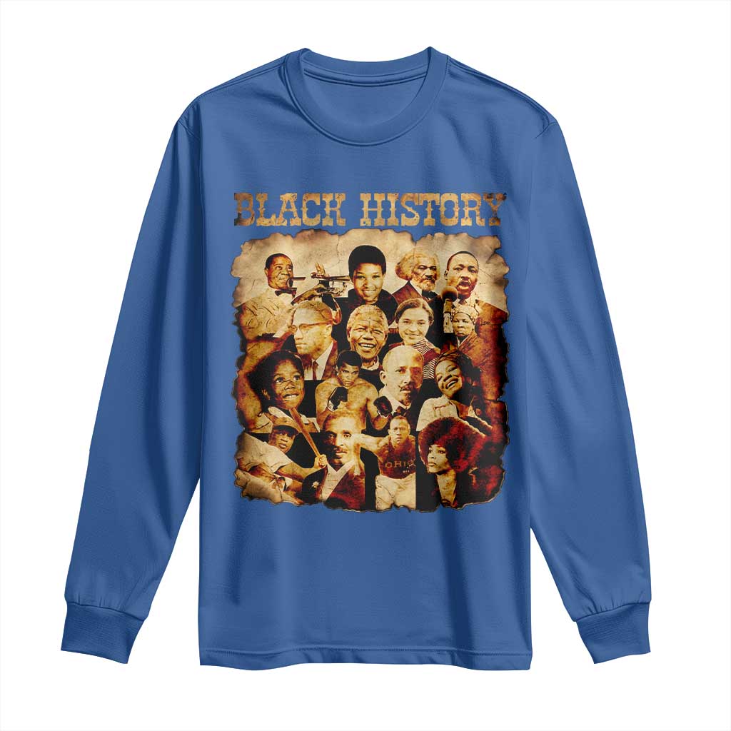 Black History Month Long Sleeve Shirt African American Pride - Wonder Print Shop