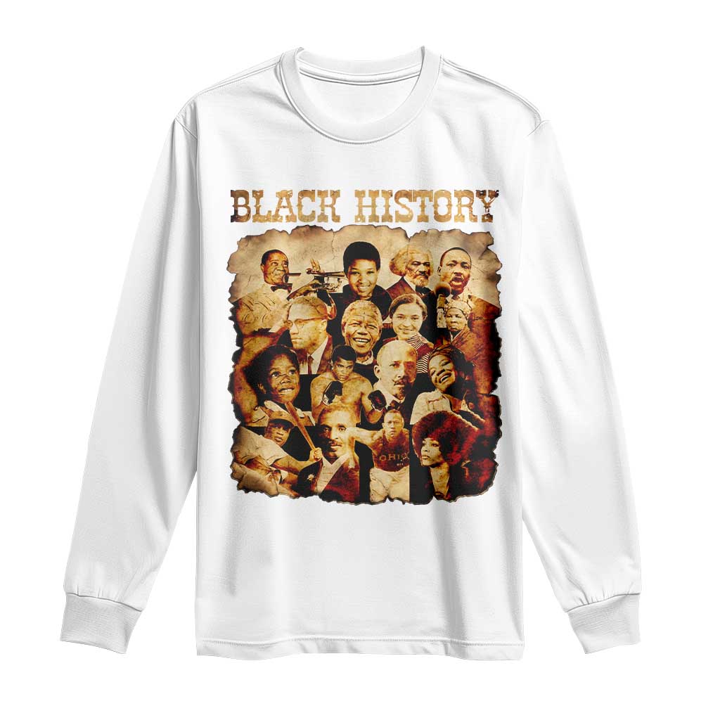 Black History Month Long Sleeve Shirt African American Pride - Wonder Print Shop