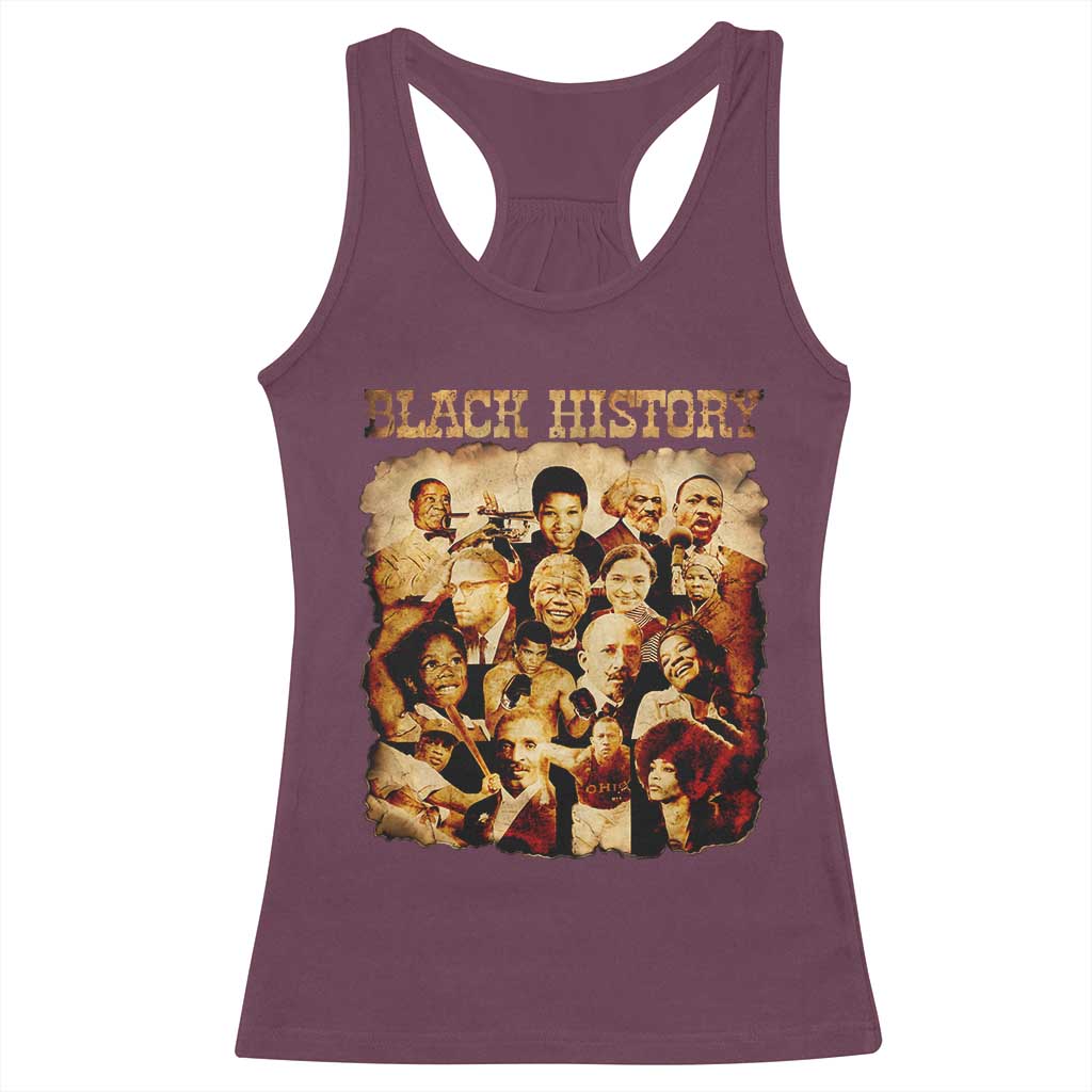 Black History Month Racerback Tank Top African American Pride - Wonder Print Shop