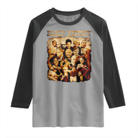 Black History Month Raglan Shirt African American Pride - Wonder Print Shop