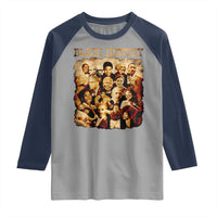 Black History Month Raglan Shirt African American Pride - Wonder Print Shop