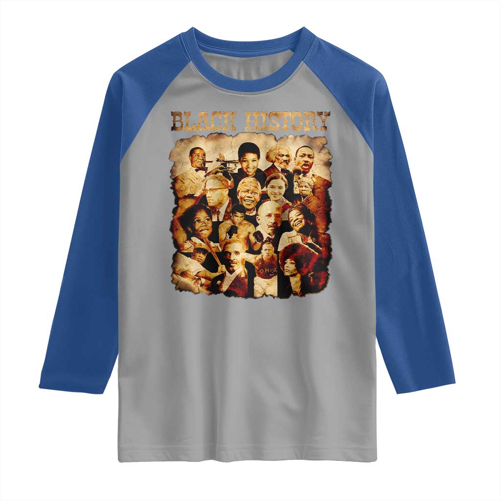 Black History Month Raglan Shirt African American Pride - Wonder Print Shop